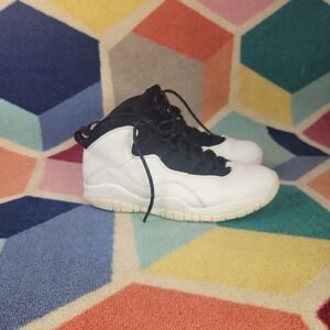 Jordan 10 Retro Im Back White Black Sneakers 310805-104‎ Mens 10.5
